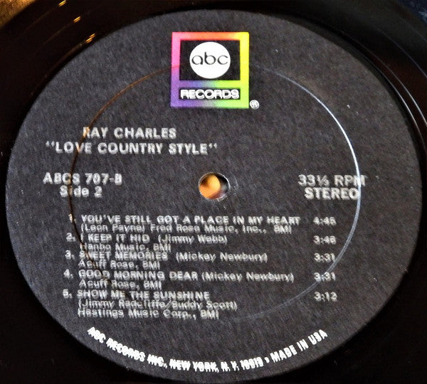 Ray Charles : Love Country Style (LP, Album)