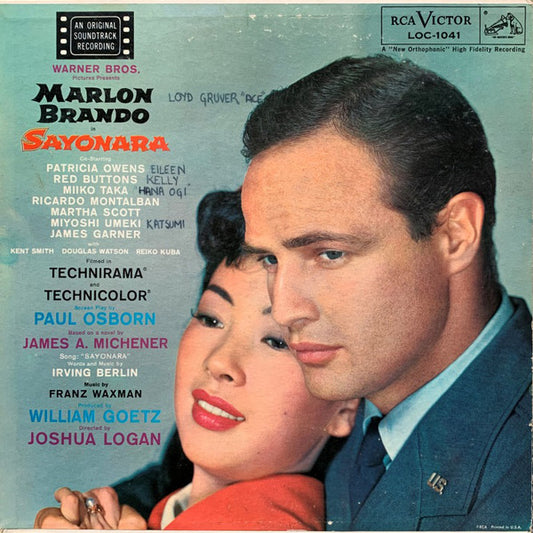 Franz Waxman And His Orchestra : Sayonara (An Original Soundtrack Recording) (LP, Album, Mono, Roc)