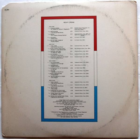 Cream (2) : Heavy Cream (2xLP, Comp, RE)