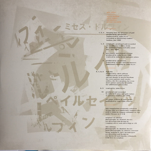 Pale Saints : Mrs. Dolphin (LP, RSD, Comp, RE, Gre)