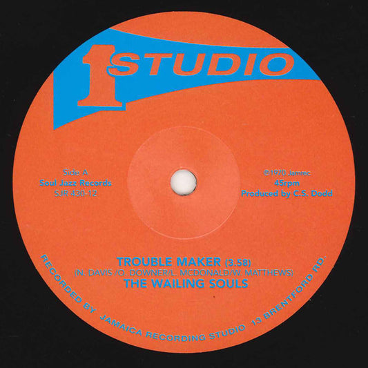 Wailing Souls : Trouble Maker / Run My People (12", Com)