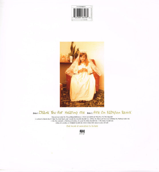 Sinéad O'Connor : Thank You For Hearing Me (12", Single)