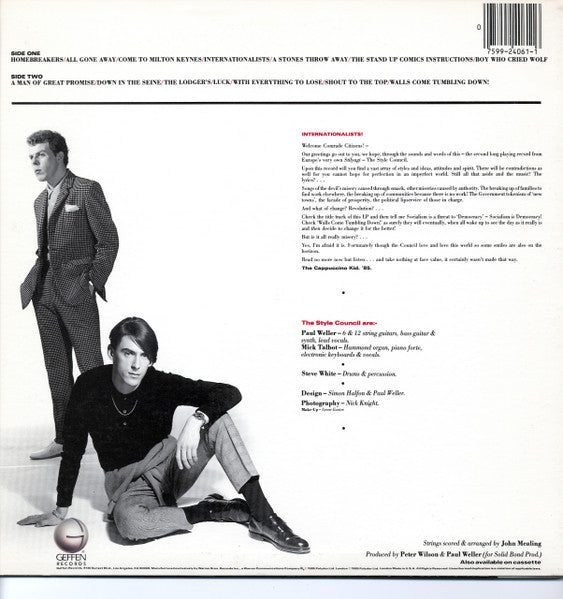 The Style Council : Internationalists (LP, Album, All)