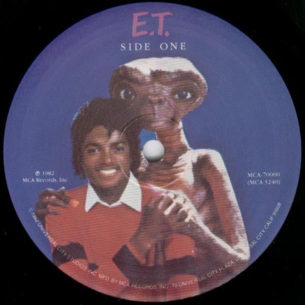 Michael Jackson / John Williams (4) : E.T. The Extra-Terrestrial (LP, Album, S/Edition, Glo + Box)