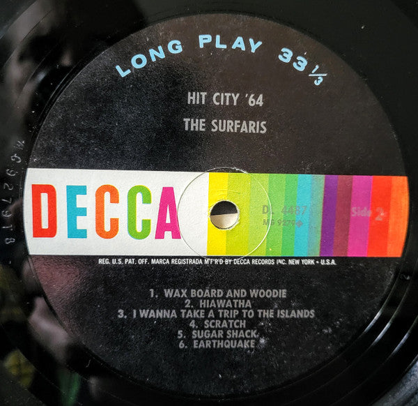 The Surfaris : Hit City '64 (LP, Album, Mono, Pin)