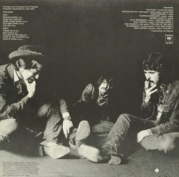 Tom Rush : Tom Rush (LP, Album, San)