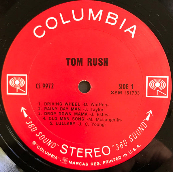 Tom Rush : Tom Rush (LP, Album, San)