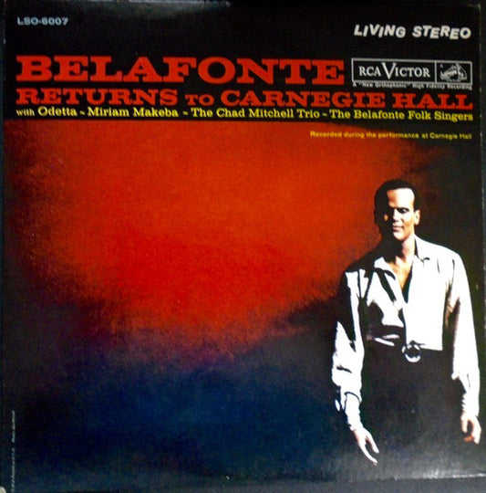 Harry Belafonte With Odetta, Miriam Makeba, The Chad Mitchell Trio And The Belafonte Folk Singers Conducted By Robert DeCormier : Belafonte Returns To Carnegie Hall (2xLP, Album, Roc)