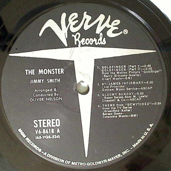 Jimmy Smith : Monster (LP, Album)