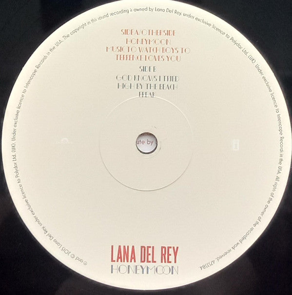 Lana Del Rey : Honeymoon (2xLP, Album, RE)