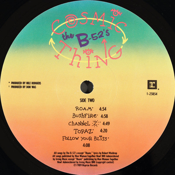 The B-52's : Cosmic Thing (LP, Album, Spe)