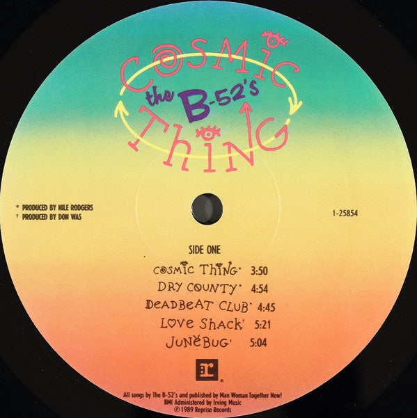The B-52's : Cosmic Thing (LP, Album, Spe)