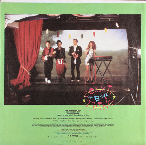 The B-52's : Cosmic Thing (LP, Album, Spe)