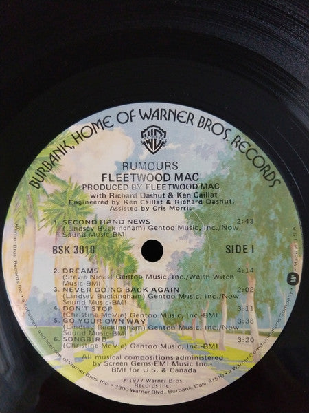 Fleetwood Mac : Rumours (LP, Album, Jac)