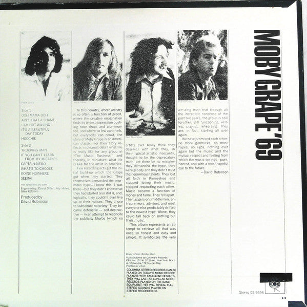 Moby Grape : Moby Grape '69 (LP, Album)