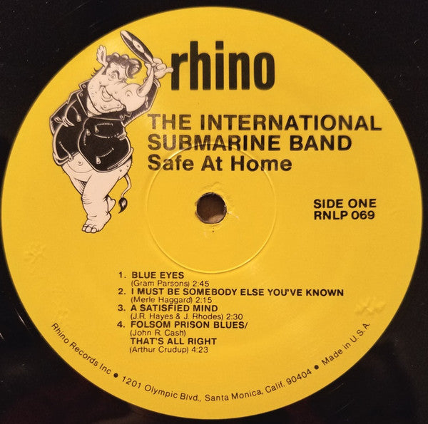 The International Submarine Band : Safe At Home (LP, Album, RE)