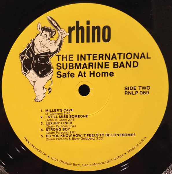 The International Submarine Band : Safe At Home (LP, Album, RE)