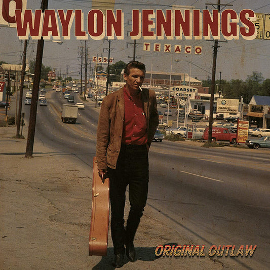 Waylon Jennings : Original Outlaw (LP, Comp, Red)