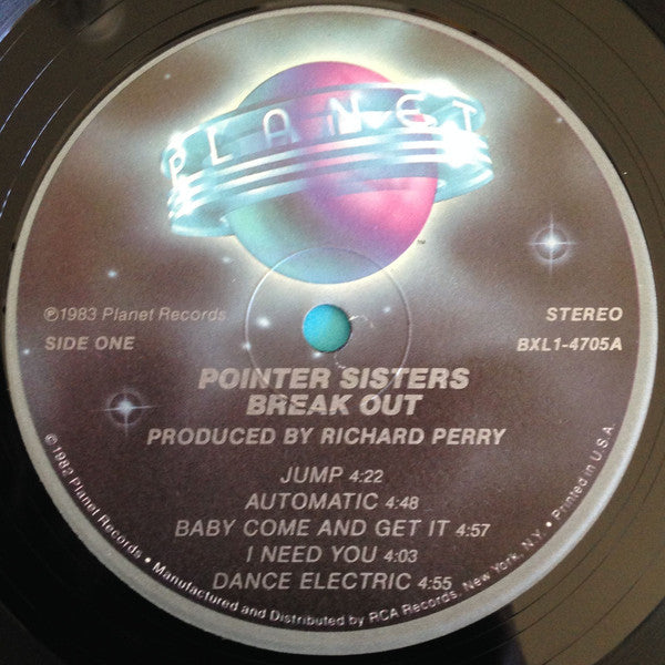 Pointer Sisters : Break Out (LP, Album, Ind)