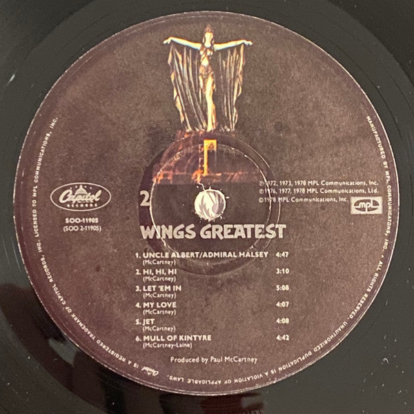 Wings (2) : Wings Greatest (LP, Comp, ind)