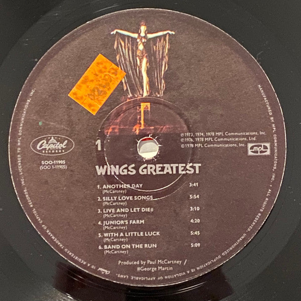 Wings (2) : Wings Greatest (LP, Comp, ind)