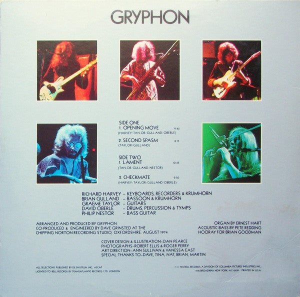 Gryphon : Red Queen To Gryphon Three (LP, Album)