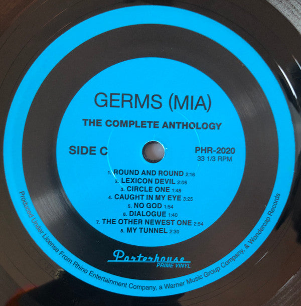 Germs : (MIA) The Complete Anthology (LP, Album, RE, Blu + LP, Comp + Comp, RE, RM, RP, )