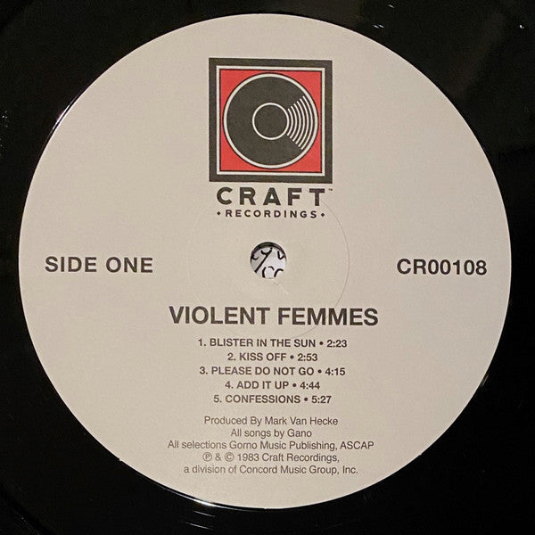 Violent Femmes : Violent Femmes (LP, Album, RE, RM, 180)