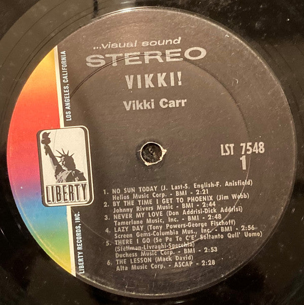 Vikki Carr : Vikki! (LP, Album)