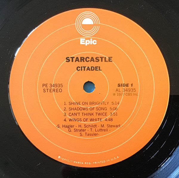 Starcastle : Citadel (LP, Album, Ter)