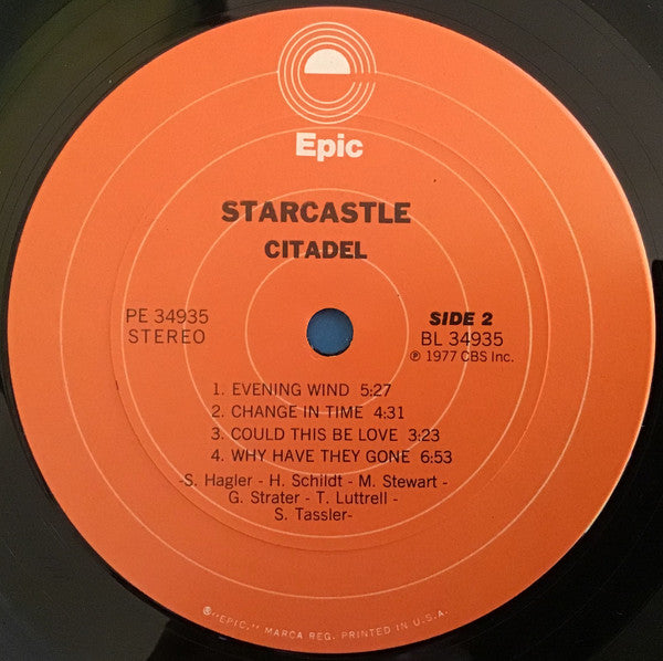 Starcastle : Citadel (LP, Album, Ter)