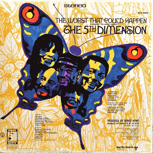 The Fifth Dimension : The Worst That Could Happen (Formerly "The Magic Garden") (LP, Album, RE, All)