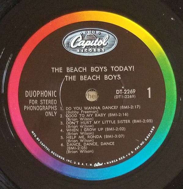 The Beach Boys : The Beach Boys Today! (LP, Album, Los)