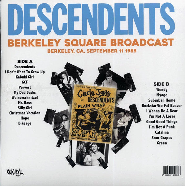 Descendents : Berkeley Square Broadcast (LP, Unofficial)
