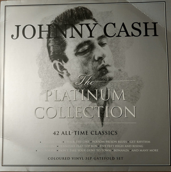 Johnny Cash : The Platinum Collection (3xLP, Comp, Whi)
