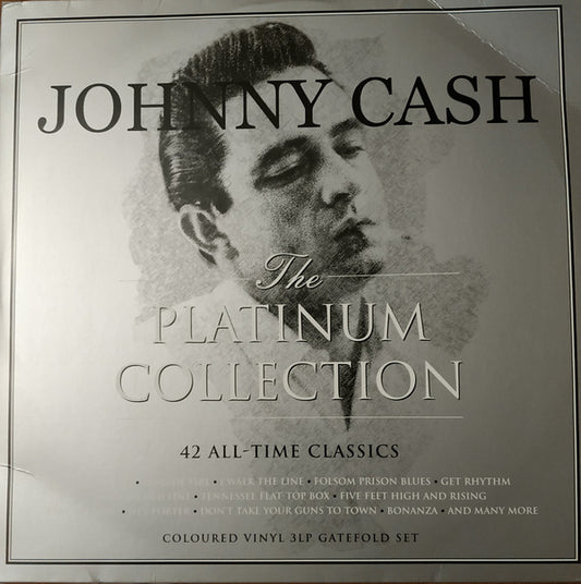 Johnny Cash : The Platinum Collection (3xLP, Comp, Whi)