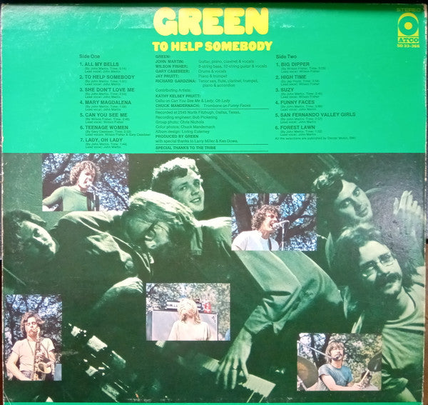 Green (29) : To Help Somebody (LP, Album)