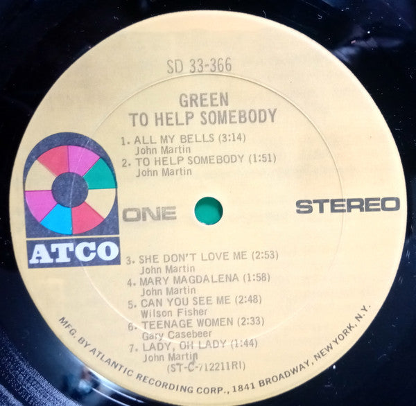 Green (29) : To Help Somebody (LP, Album)