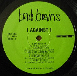 Bad Brains : I Against I (LP, Album, RP)