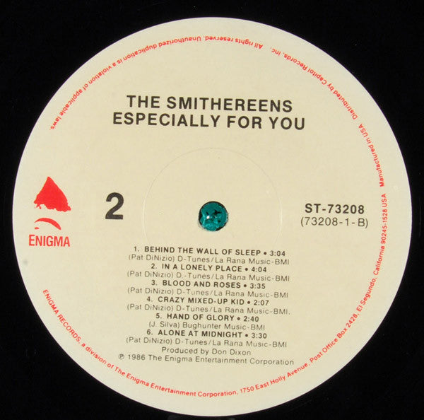 The Smithereens : Especially For You (LP, Album, Spe)