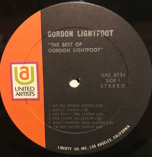 Gordon Lightfoot : The Best Of Gordon Lightfoot (LP, Comp, Kee)