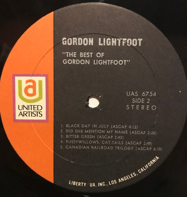 Gordon Lightfoot : The Best Of Gordon Lightfoot (LP, Comp, Kee)