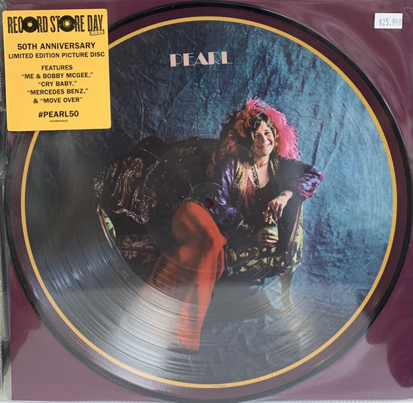 Janis Joplin : Pearl (LP, Album, RSD, Ltd, Pic, RE, 50t)