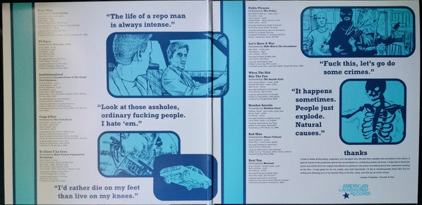 Various : A Tribute To Repo Man (LP, RSD, Ltd, RE, Glo)