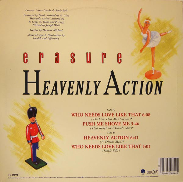 Erasure : Who Needs Love Like That (12", Maxi, Spe)