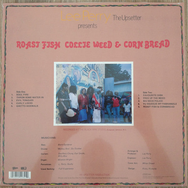 Lee Perry : Roast Fish Collie Weed & Corn Bread (LP, Album, RSD, RE, RM, Red)