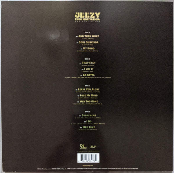 Jeezy* : Thug Motivation: The Collection (2xLP, RSD, Comp, Ltd, Cle)