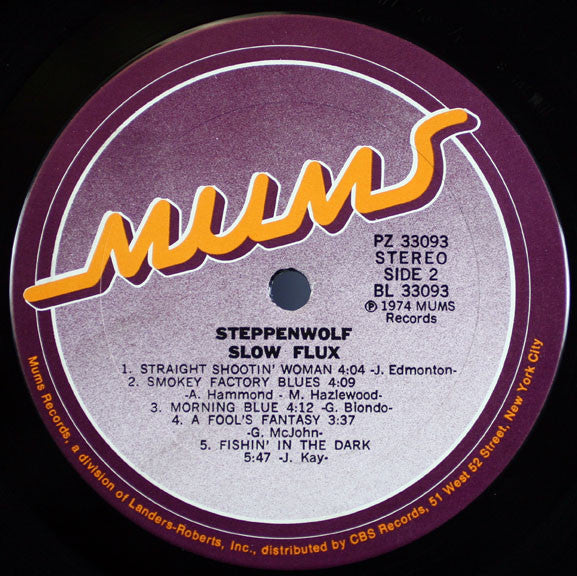 Steppenwolf : Slow Flux (LP, Album, Pit)
