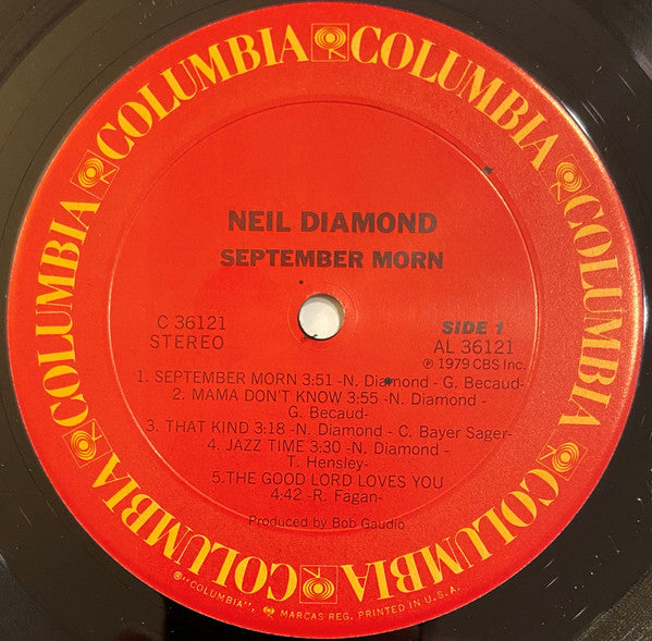 Neil Diamond : September Morn (LP, Album)