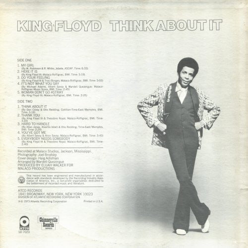 King Floyd : Think About It (LP, Album, PR )